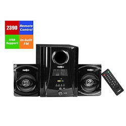 Frontech jil-3918 Micro Hi-Fi System Speaker 2.1 (Black)